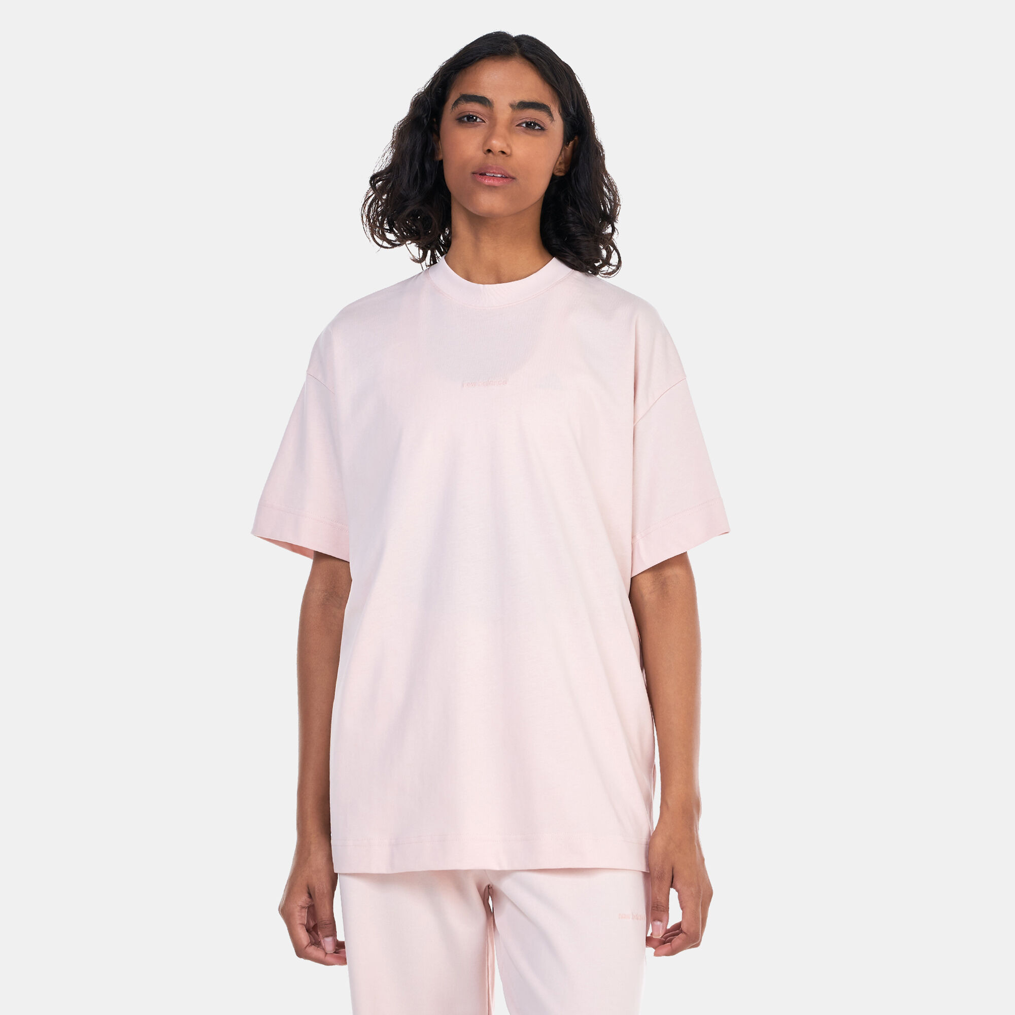 New balance pink shirt store