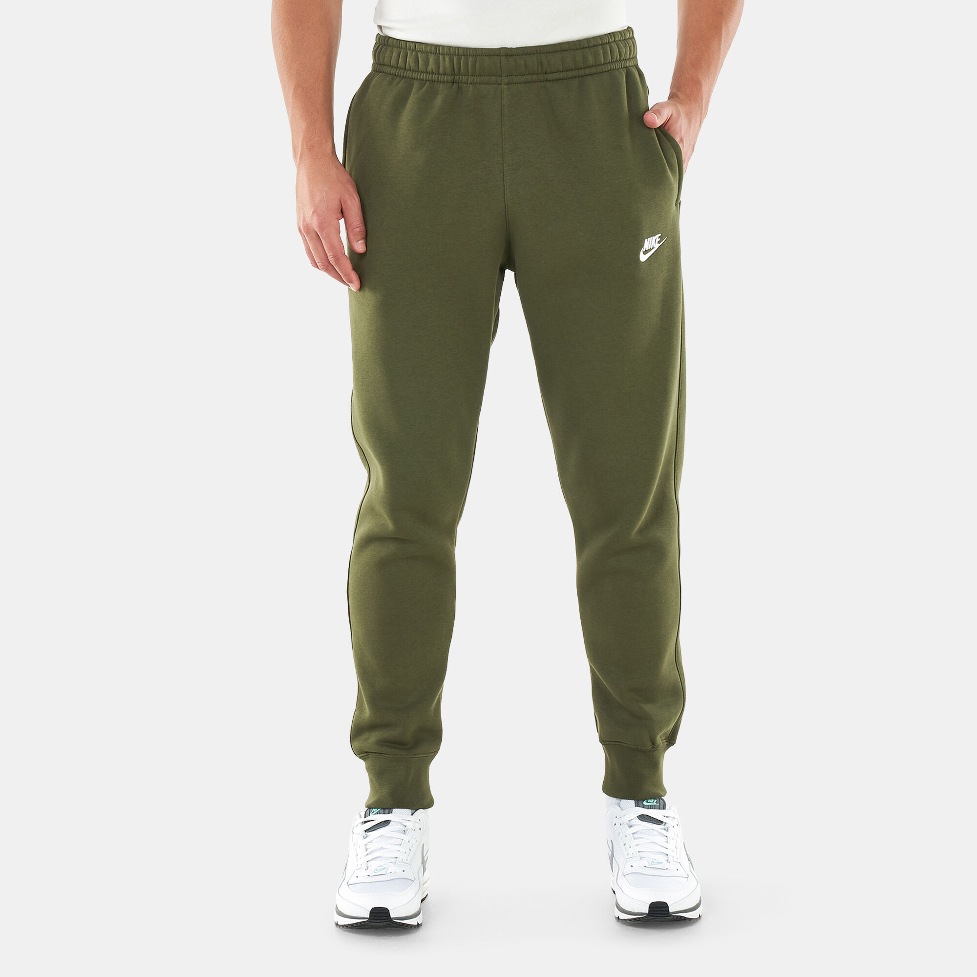Men s Sportswear Club Fleece Joggers Green Nike in Kuwait SSS