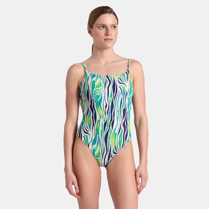 Arena Women's Printed One-Piece Swimsuit Multi image number 0