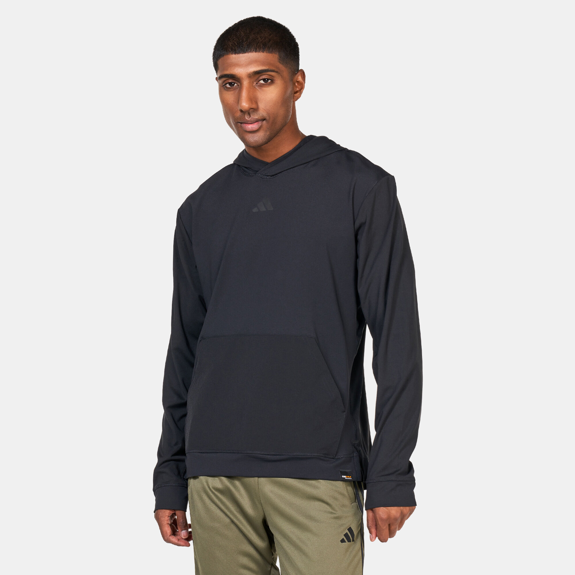 Adidas workout hoodie discount