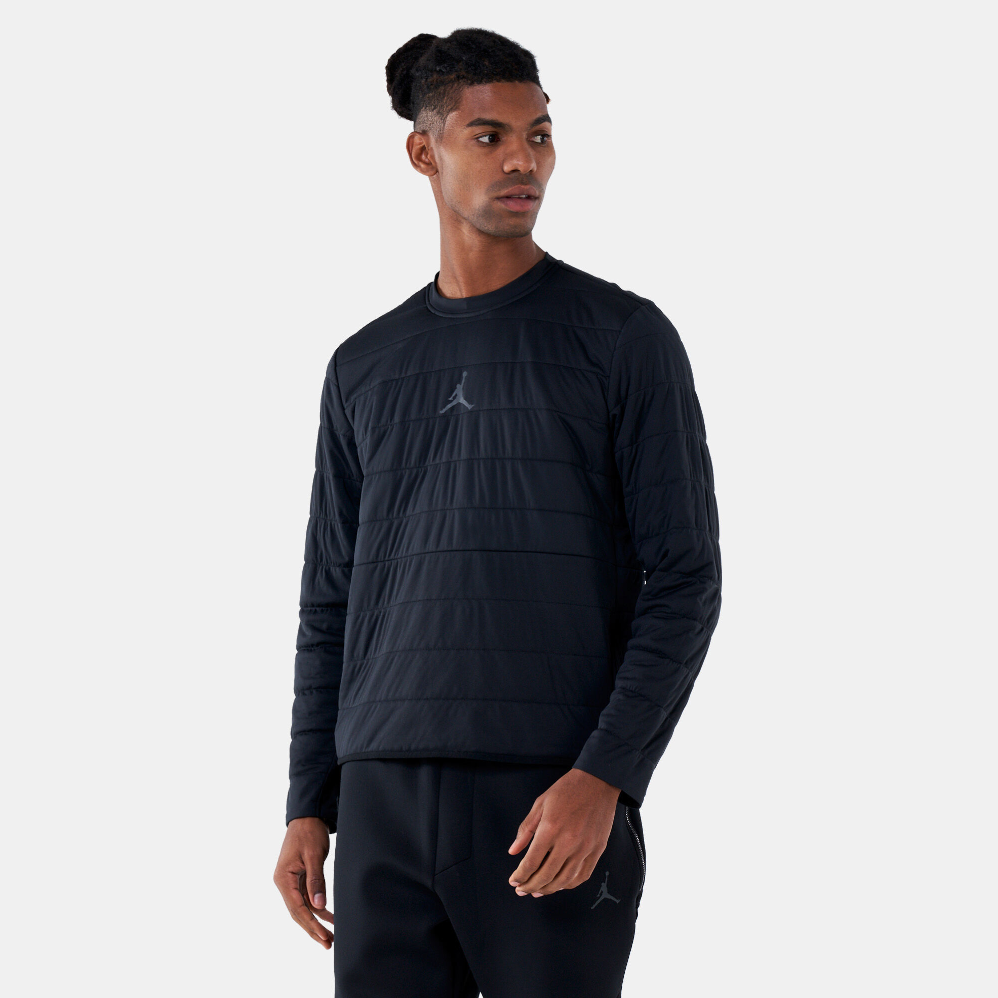 Nike quilted sweatshirt deals