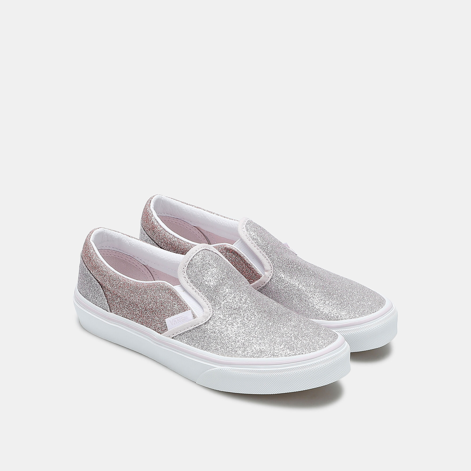 Vans glitter outlet slip ons
