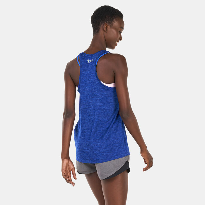 Under Armour Women's UA Tech™ Training Tank Top Blue image number 1