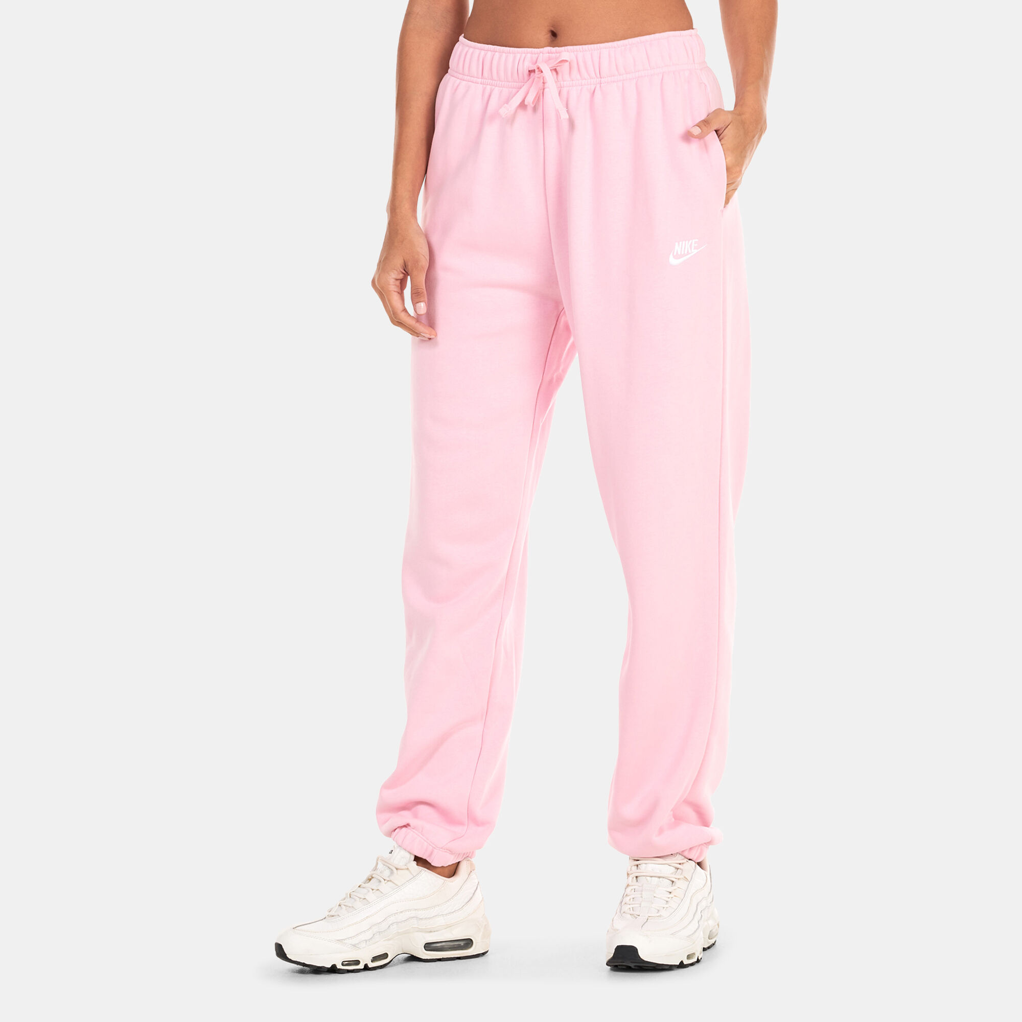 Women s Sportswear Club Fleece Sweatpants Pink Nike in Kuwait SSS