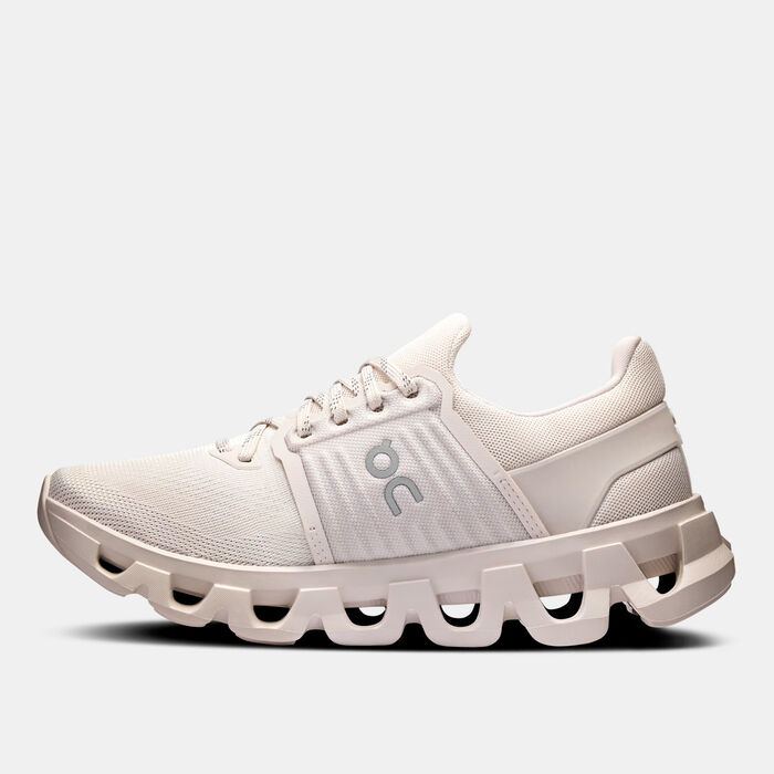 On Women's Cloudswift 4 AD Running Shoes Grey image number 2