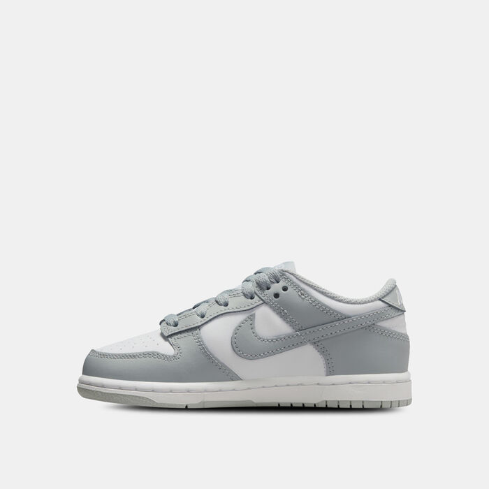Nike Kids' Dunk Low Shoes Grey image number 2