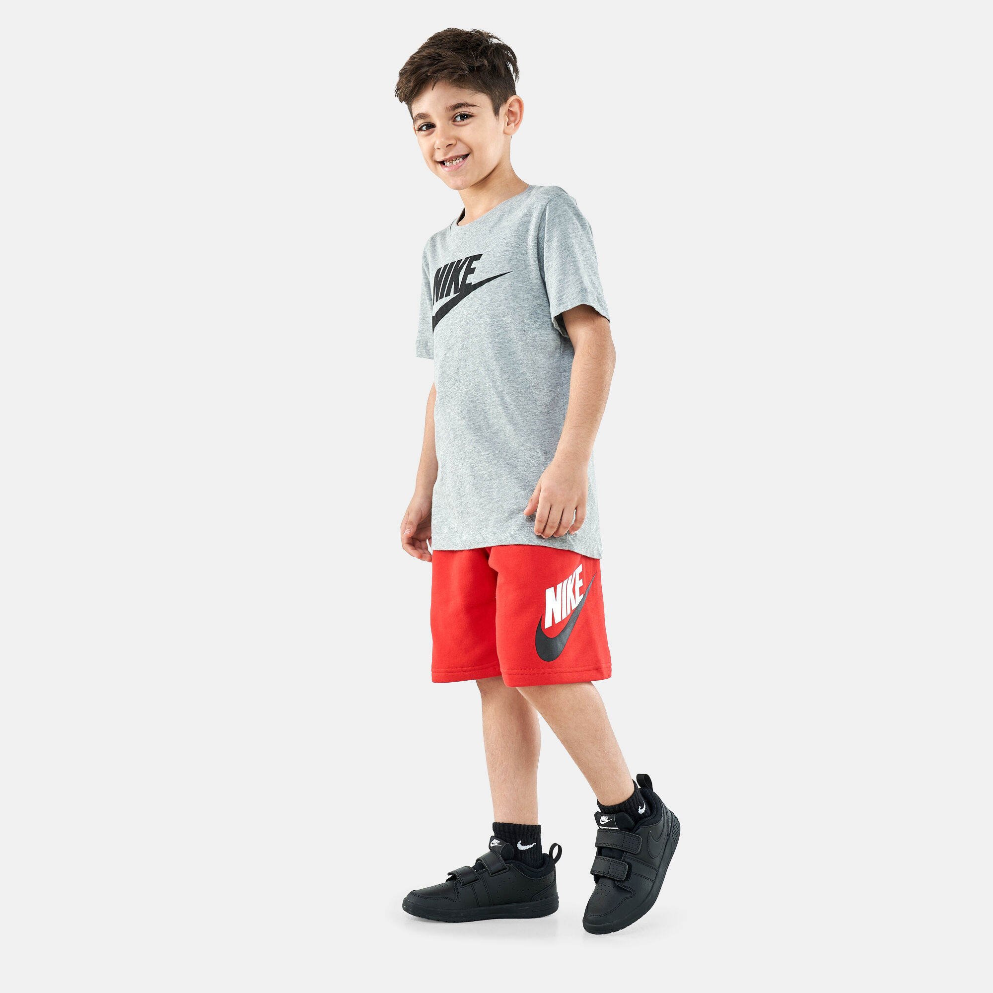 Kids Sportswear Club Fleece Shorts Older Kids Red Nike in Kuwait SSS