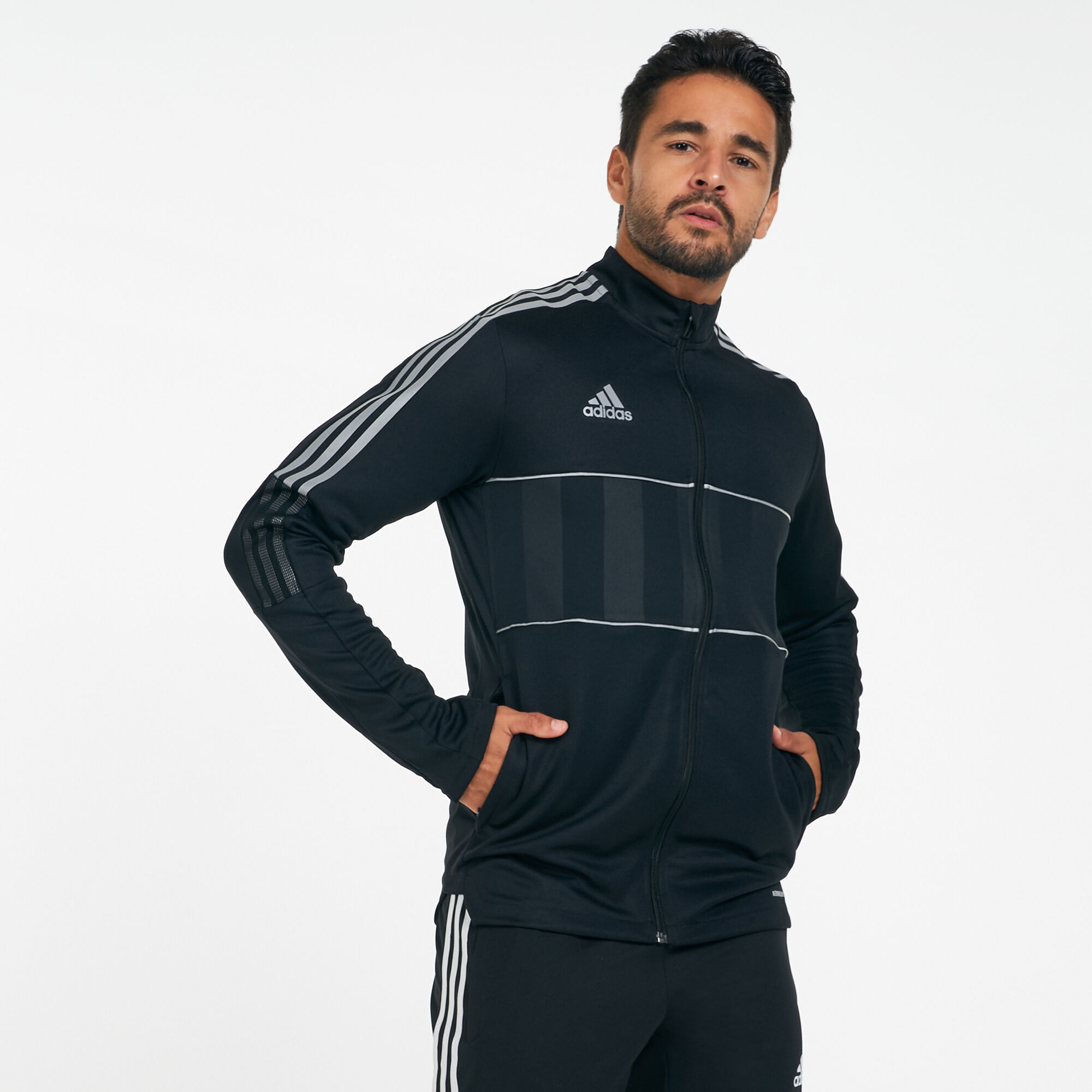 Buy adidas Men s Tiro Reflective Track Jacket Black in Kuwait SSS