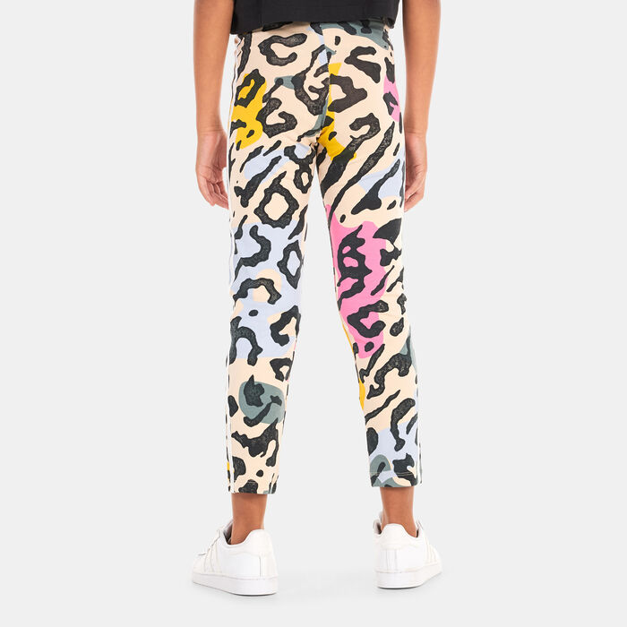 adidas Originals Kids' Animal Print Leggings Multi image number 1