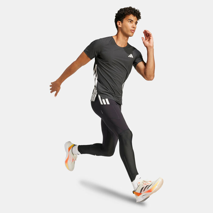 adidas Men's Adizero Running T-Shirt Black image number 2