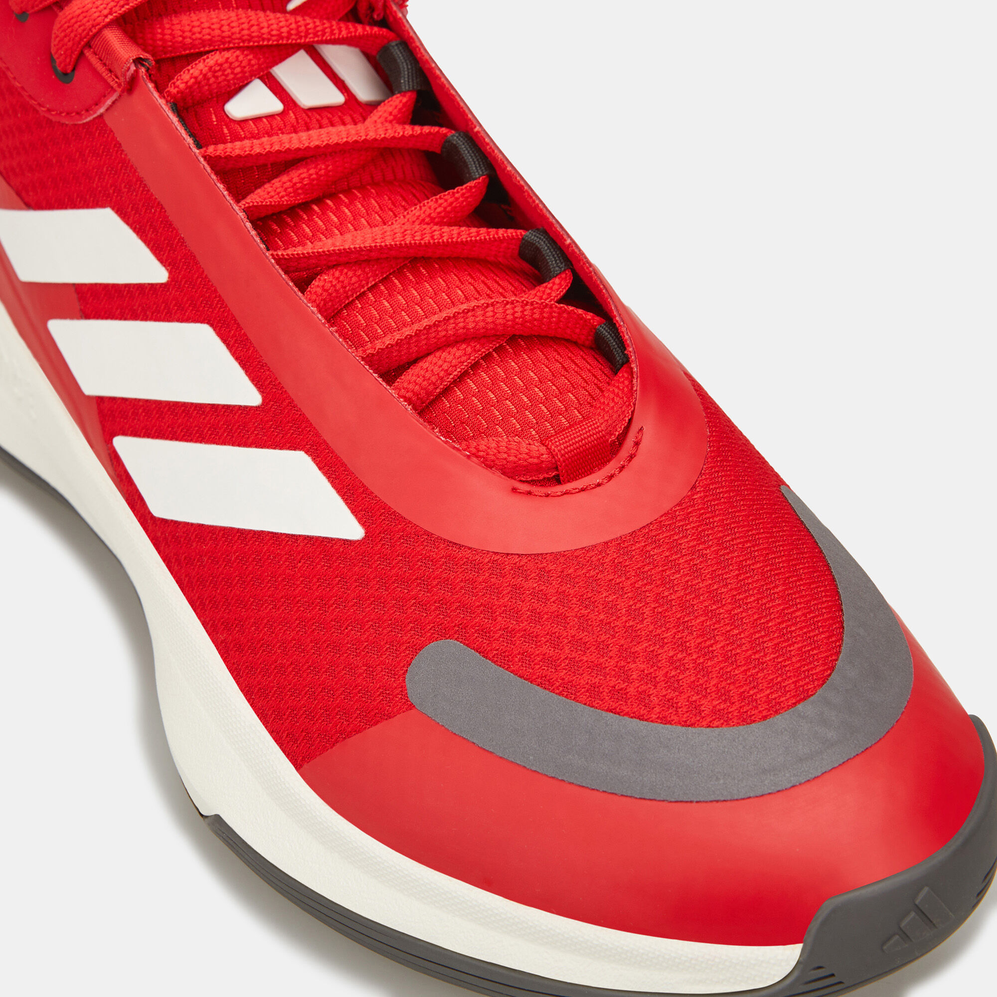 Adidas red and blue basketball shoes discount