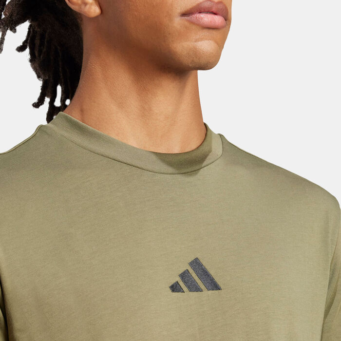 adidas Men's Essentials T-Shirt Green image number 2