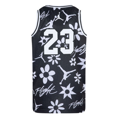 Jordan Kids' 23 Striped Jersey Top Black