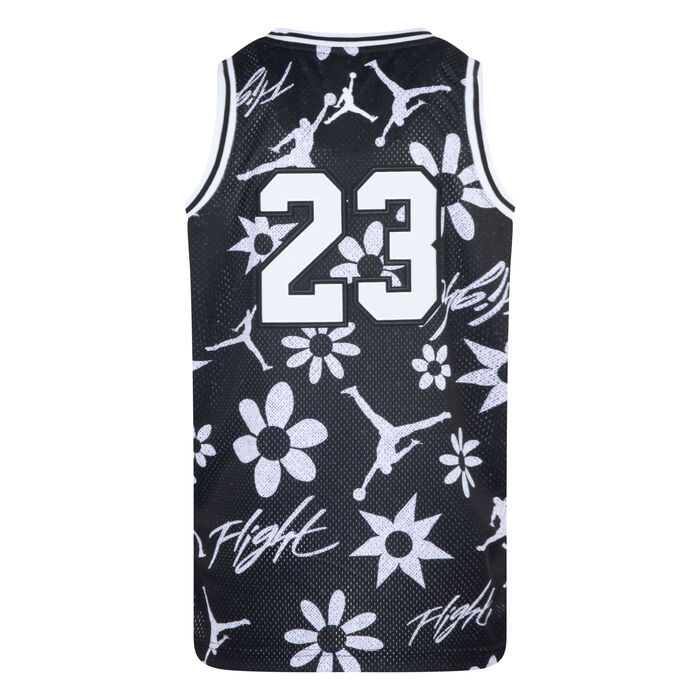 Jordan Kids' 23 Striped Jersey Top Black image number 1