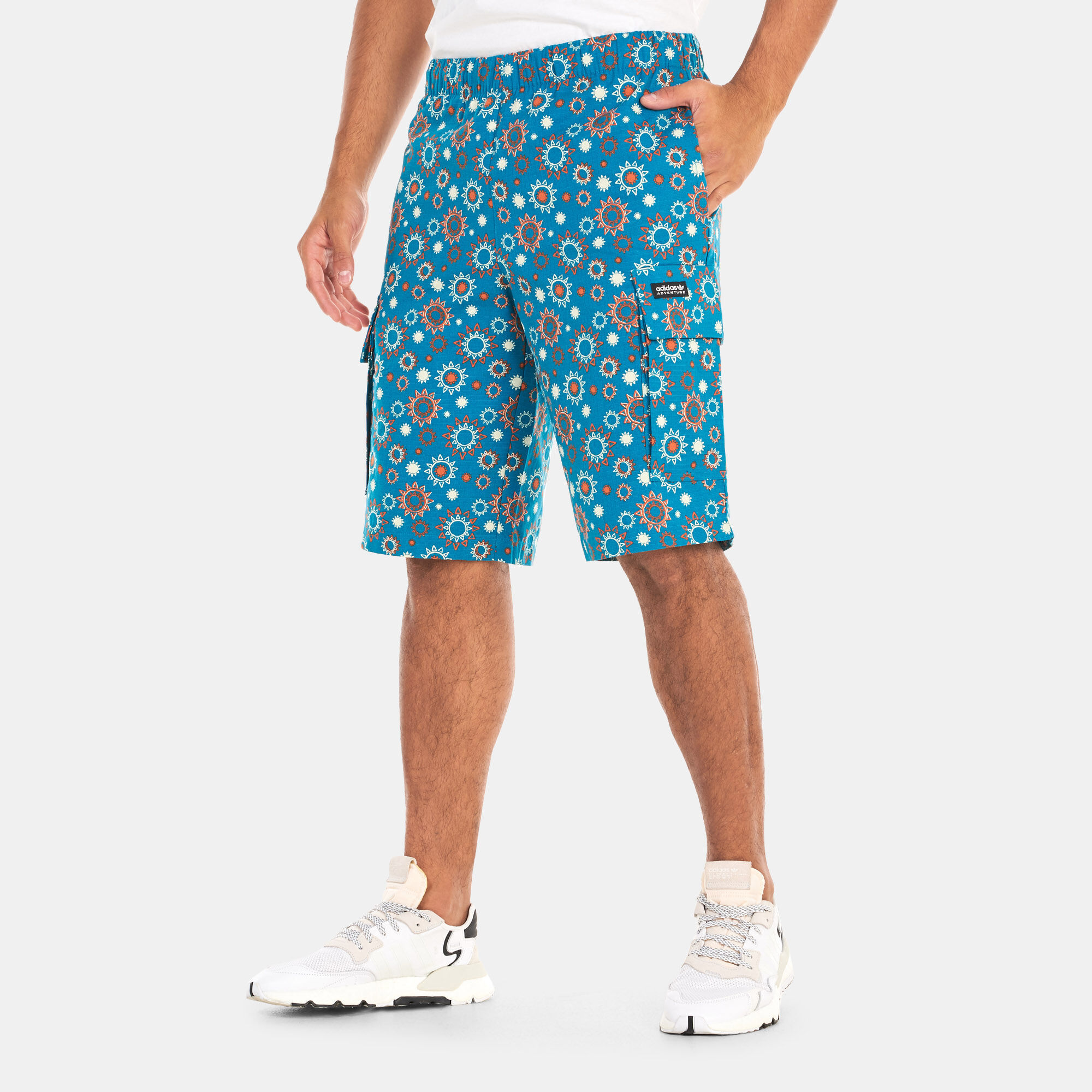 Adidas floral shorts mens outlet