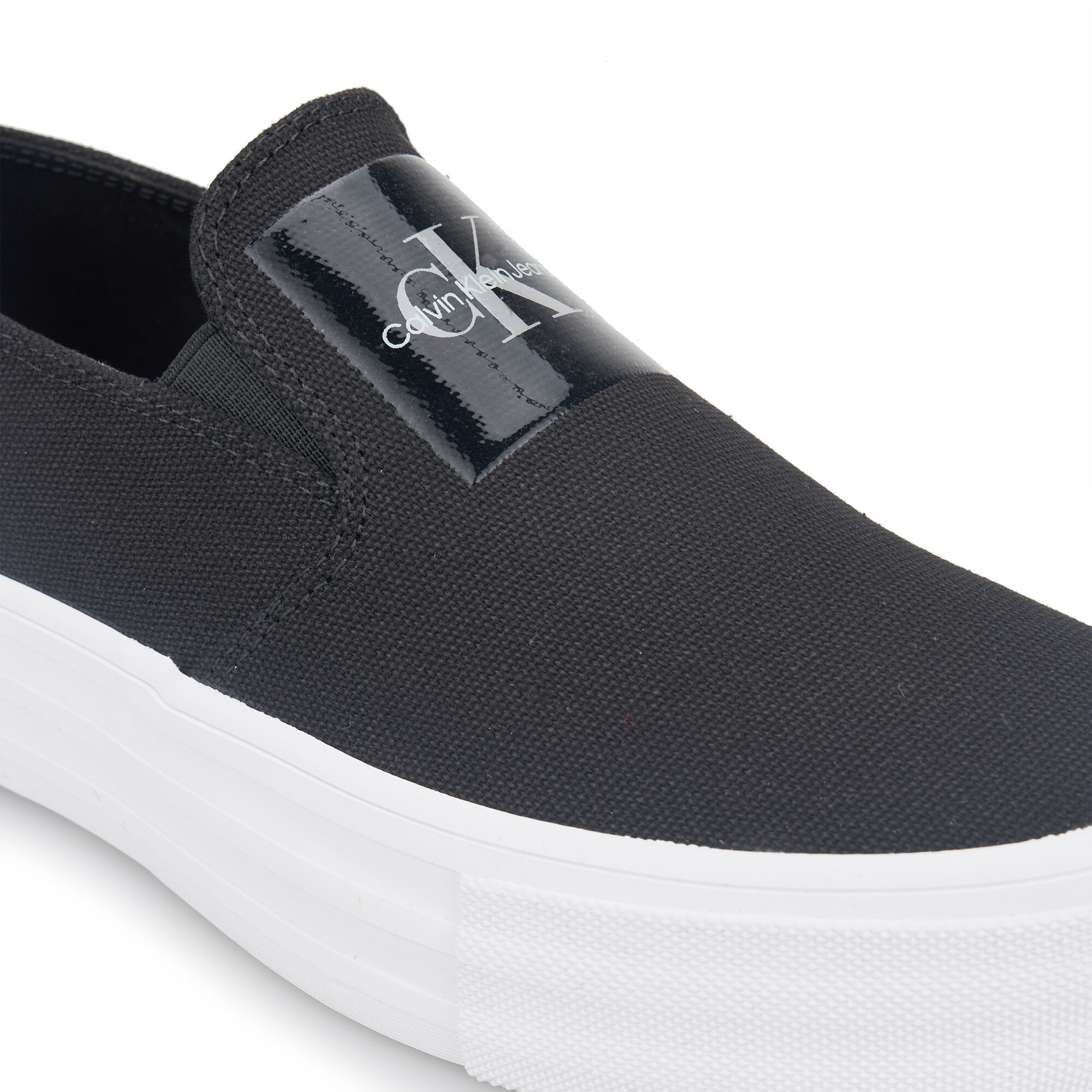 Women s Bold Vulcanised Flatfrom Slip On Shoe Black Calvin Klein in Kuwait SSS