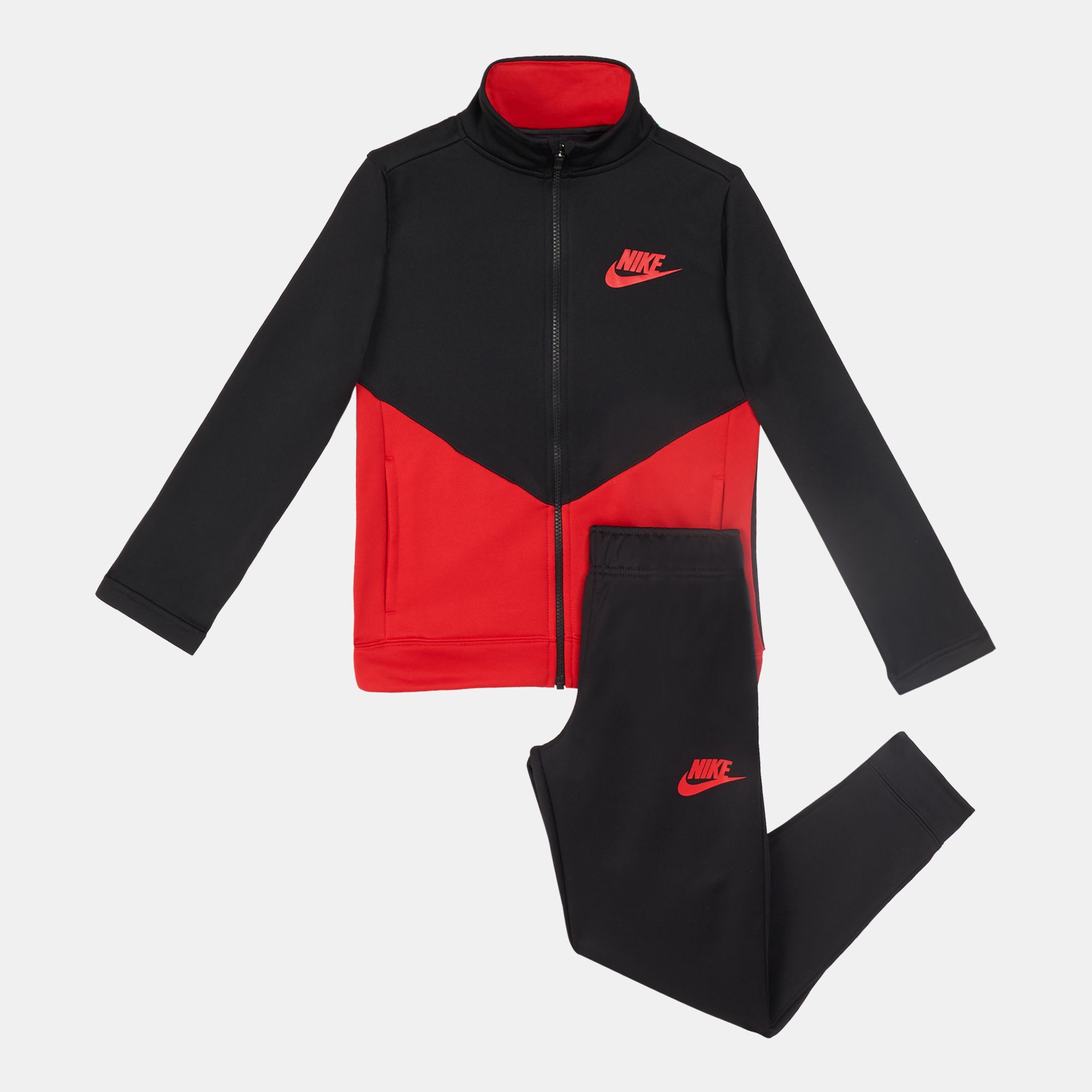 Nike core poly tracksuit junior sales
