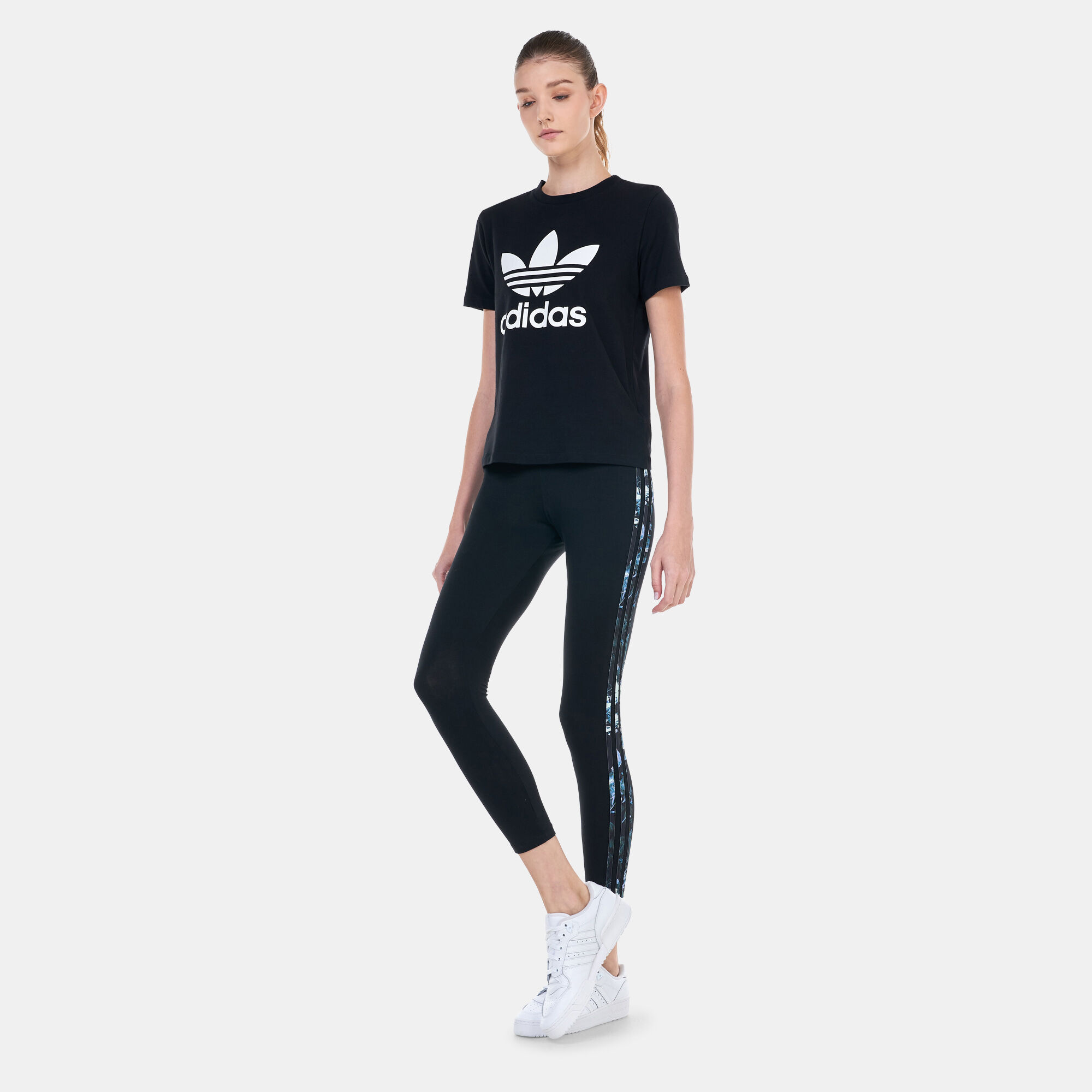 Adidas flower leggings online