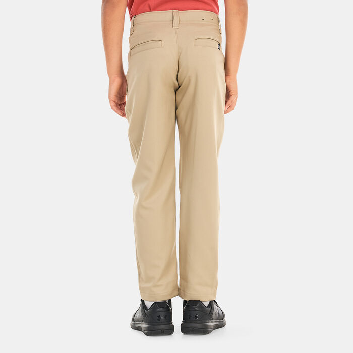 Under Armour Kids' UA Showdown Pants Brown image number 1