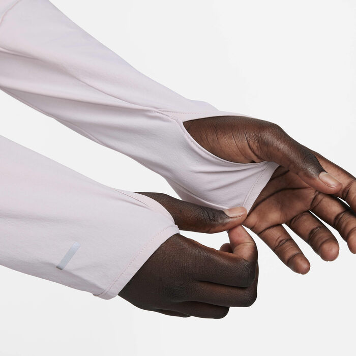 Nike Women's Swift UV Running Jacket Pink image number 5