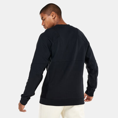 adidas Men's Designed for Gameday Crew Sweatshirt Black