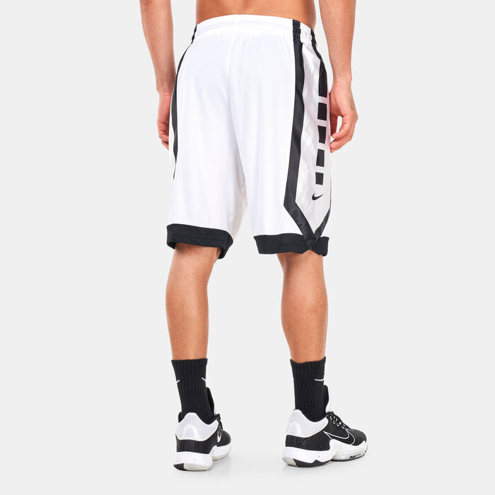 Nike Men's Dri-FIT Elite 10-inch Basketball Shorts White image number 1