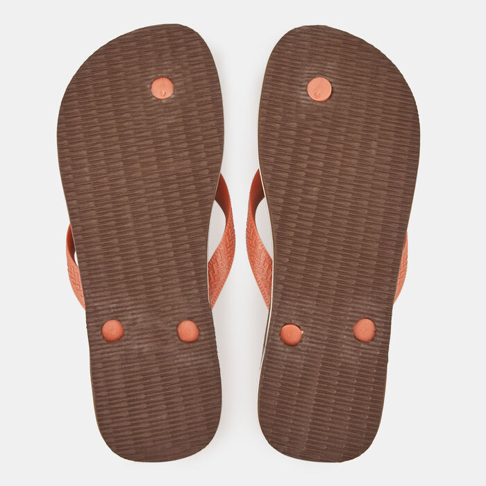 Havaianas Brasil Logo Flip Flops Brown image number 1