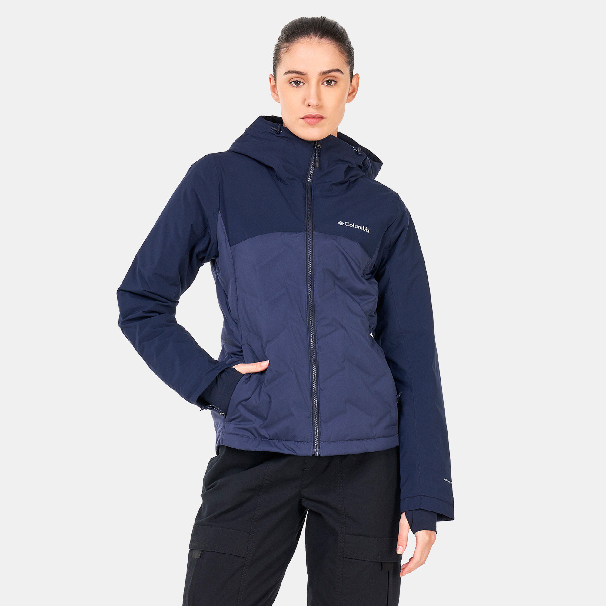 Buy Columbia Women s Grand Trek II Down Jacket Blue in Kuwait SSS