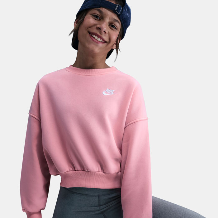 Nike Kids' Sportswear Club Sweatshirt Pink image number 10