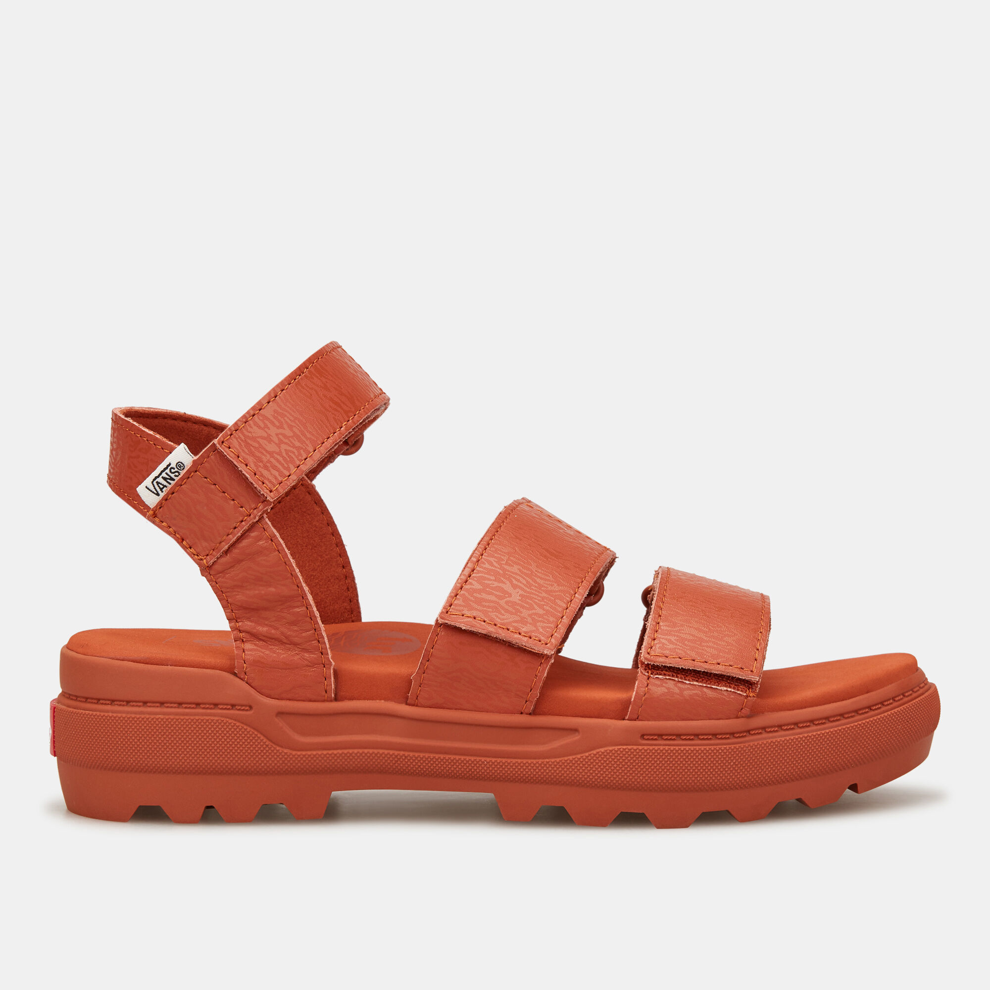 Textured Waves Unisex Sandals Brown Vans in Kuwait SSS