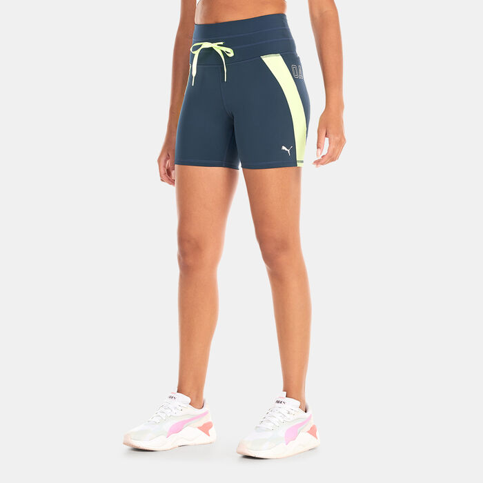 PUMA Women's High-Rise Running Legging Shorts Blue image number 0