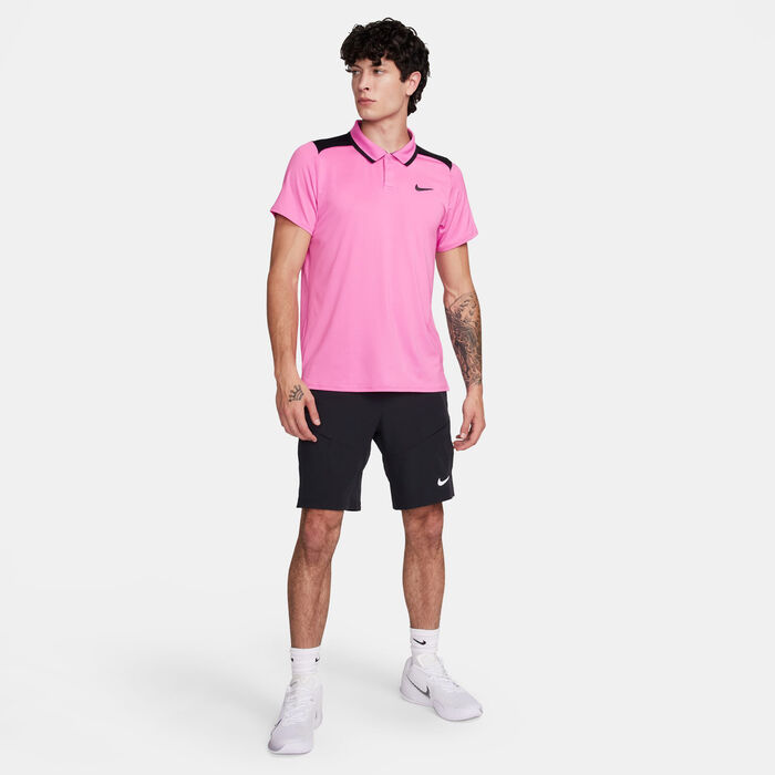 Nike Men's Court Advantage Polo Shirt Pink image number 2