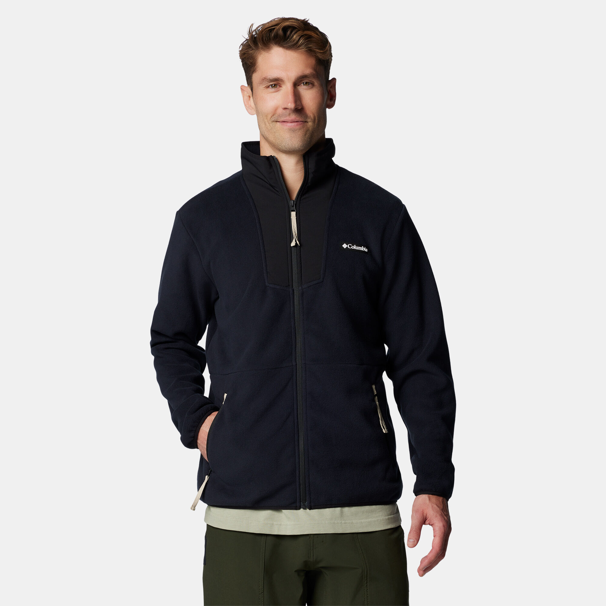 Columbia black zip up hot sale