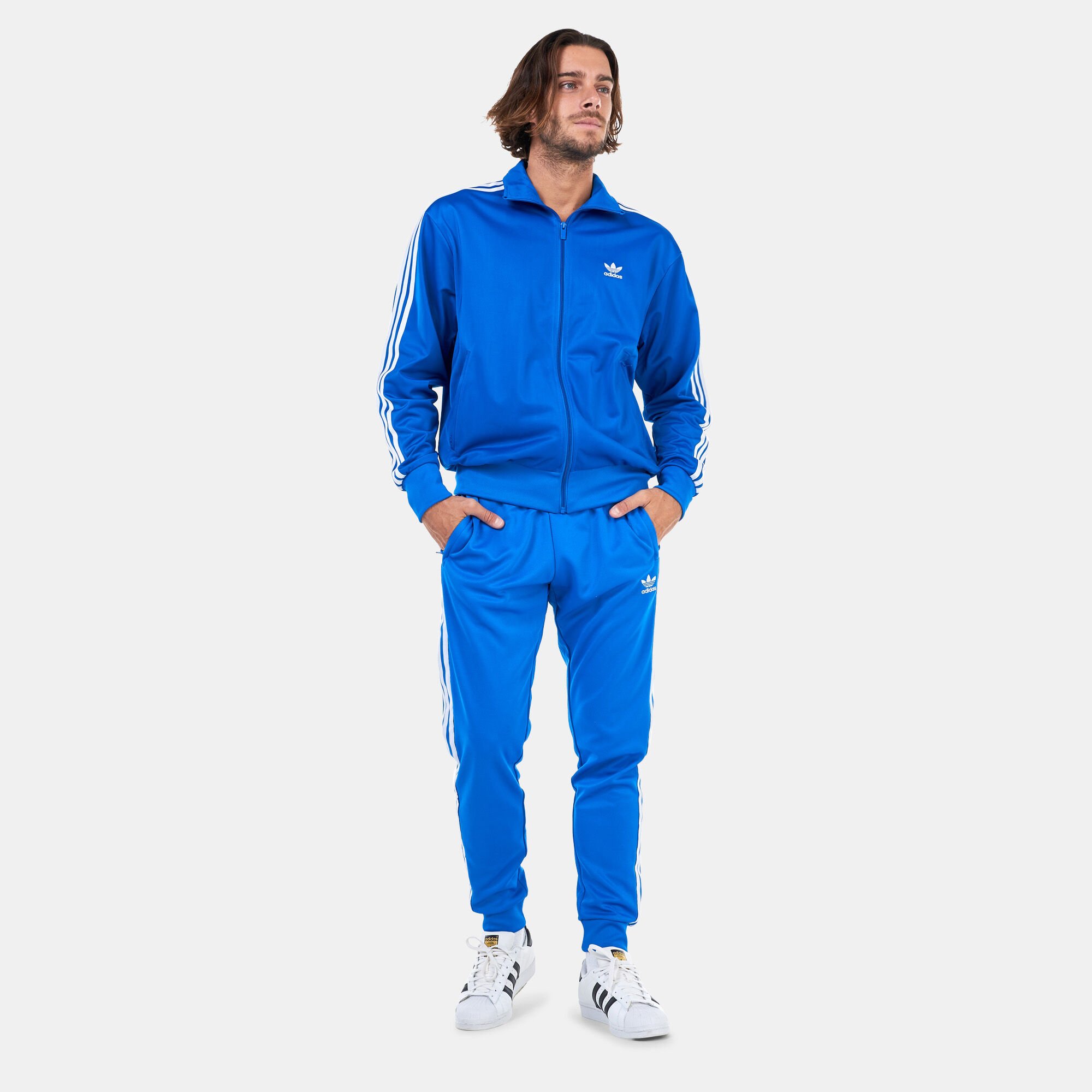 Adidas firebird blue clearance