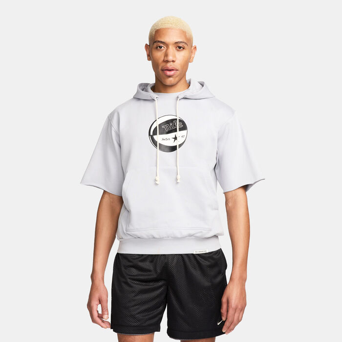 Nike Men's Standard Issue Dri-FIT Basketball Hoodie Grey image number 0