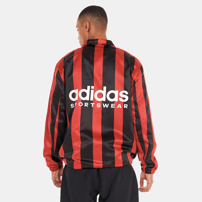 adidas Men's Satin Coaches Jacket Red