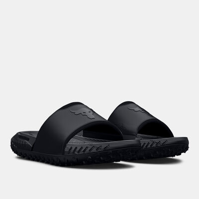 Under Armour Project Rock 3 Slides Black