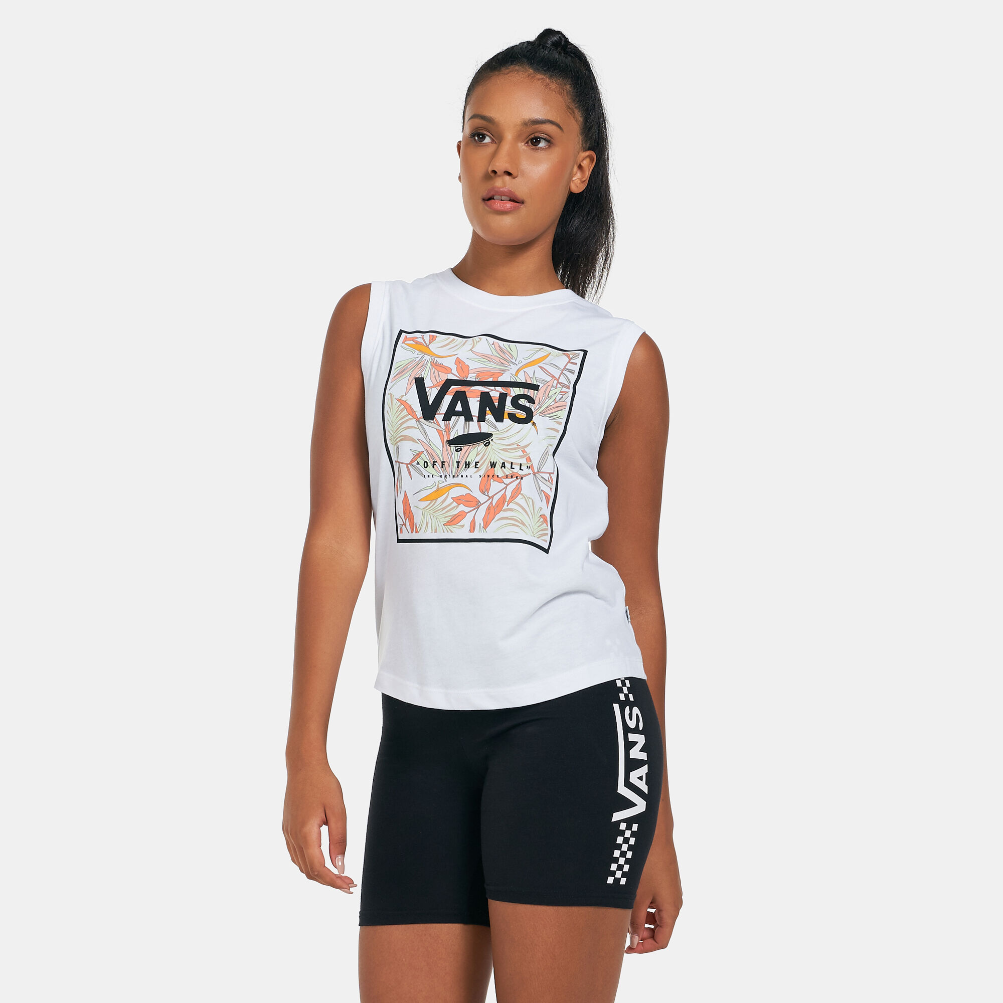 Buy Vans Women s California Muscle Tank Top White in Kuwait SSS