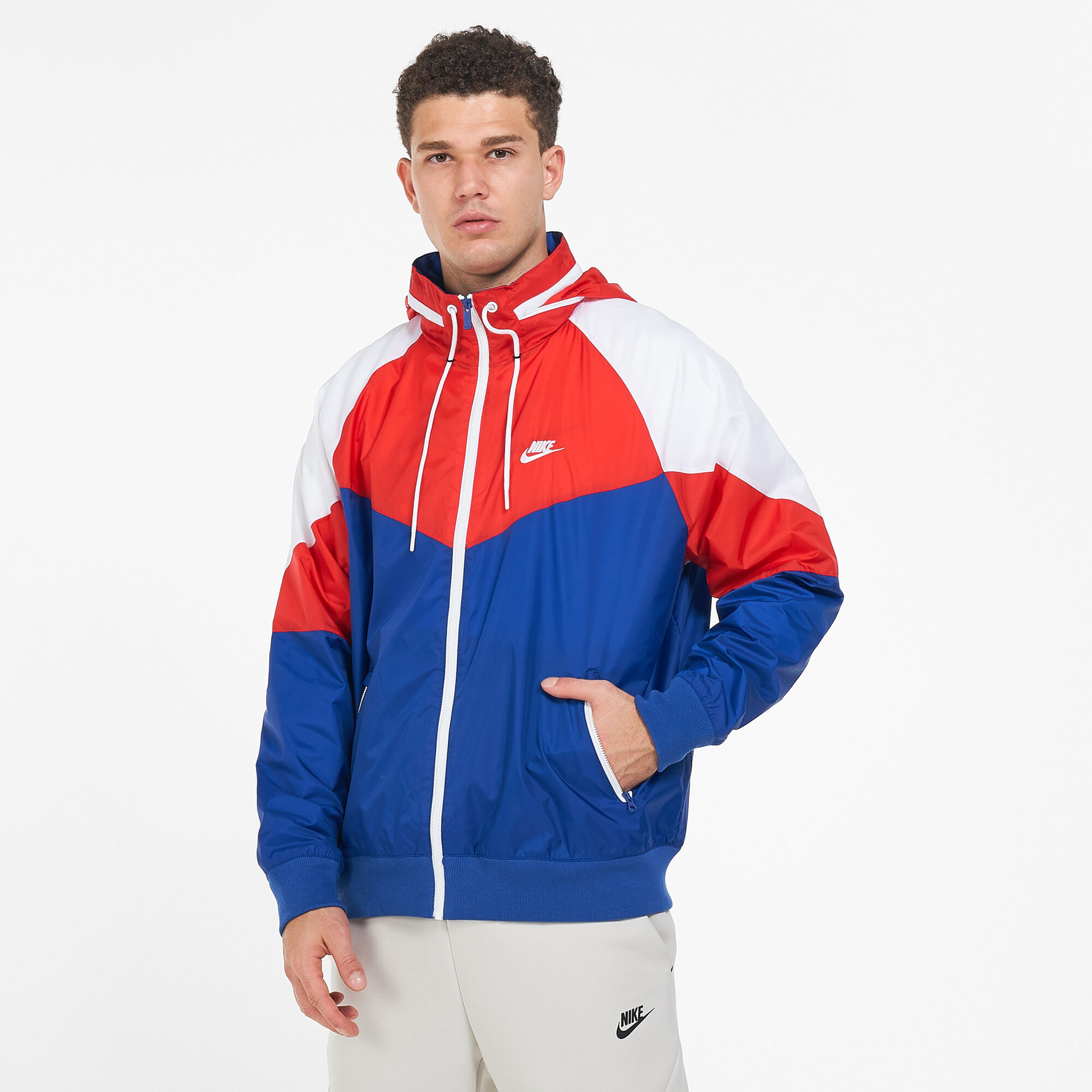 Buy Nike Men s Sportswear Windrunner Hooded Jacket Blue in Kuwait SSS