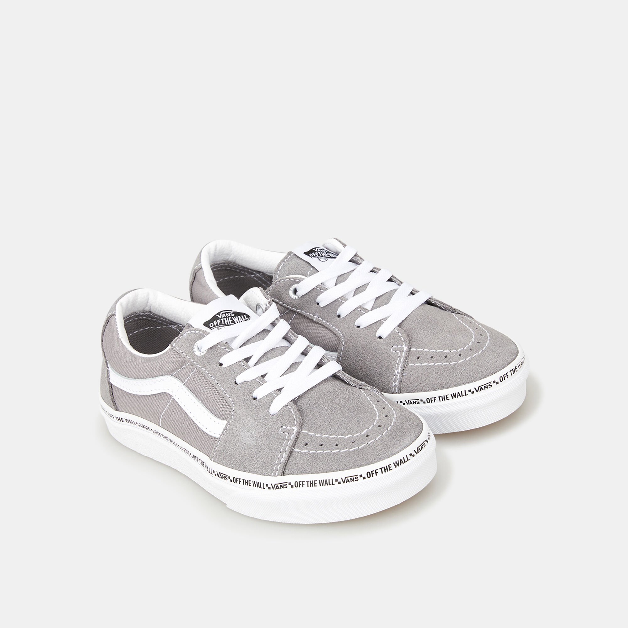 Grey vans kids deals
