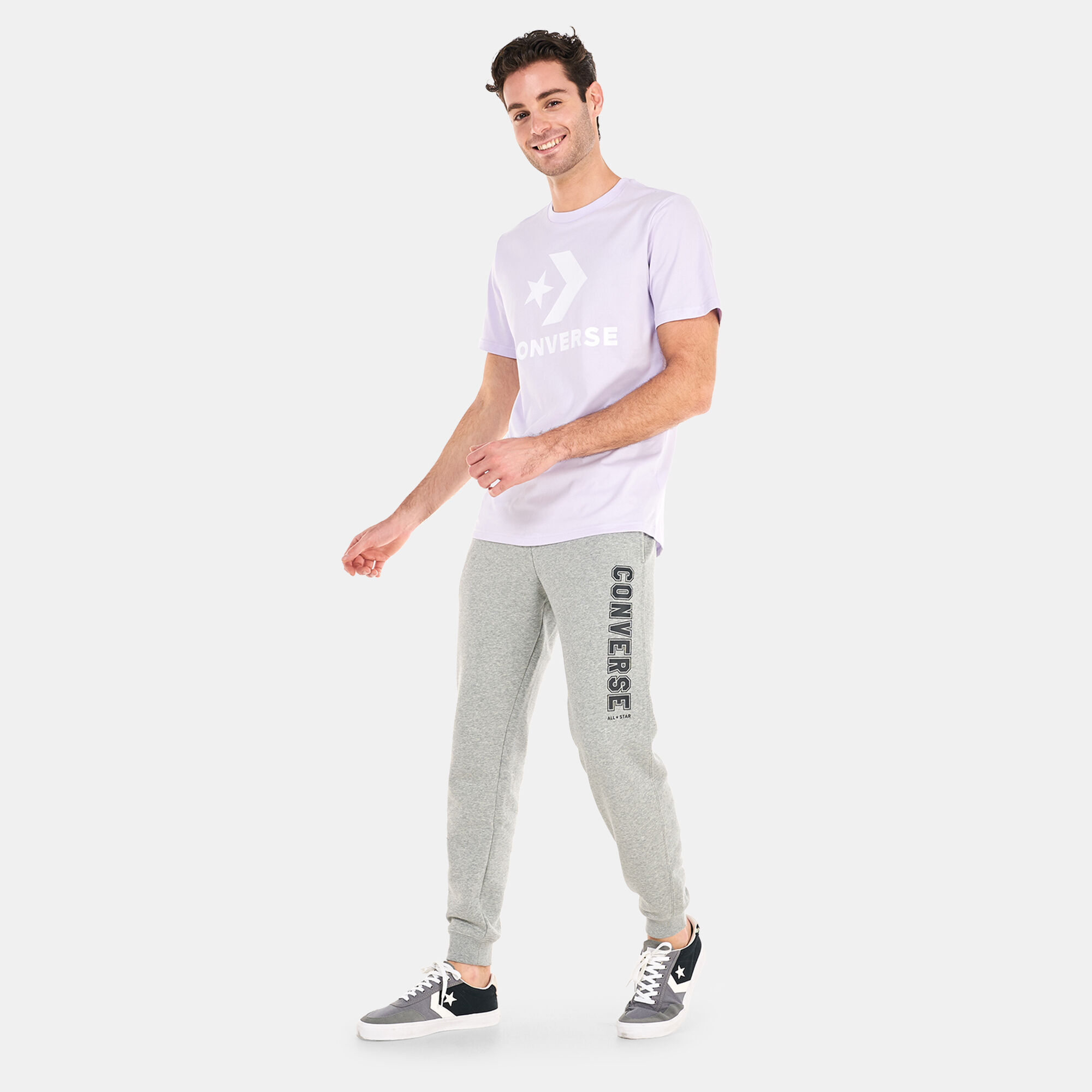 Mens grey converse joggers hotsell