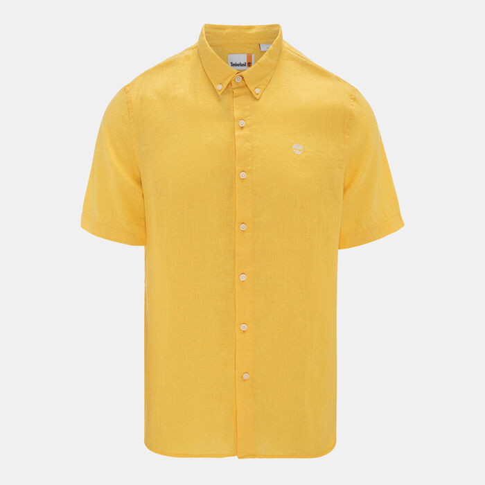 Timberland Men's Linen Shirt Yellow image number 0