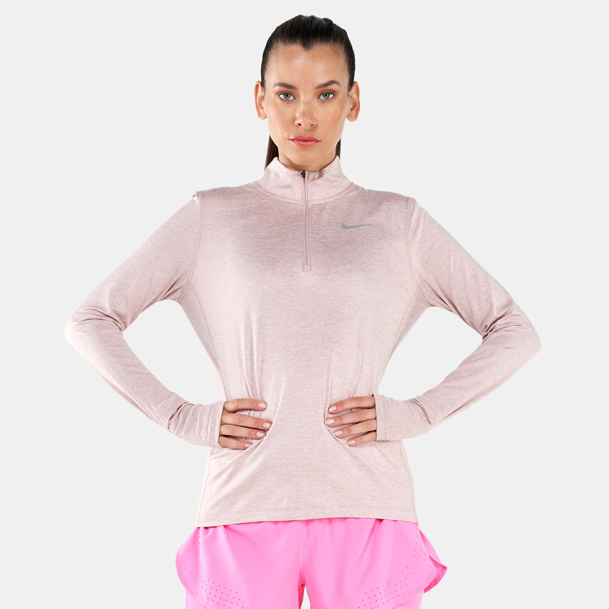 Women s Element Half Zip Hoodie Pink Nike in Kuwait SSS