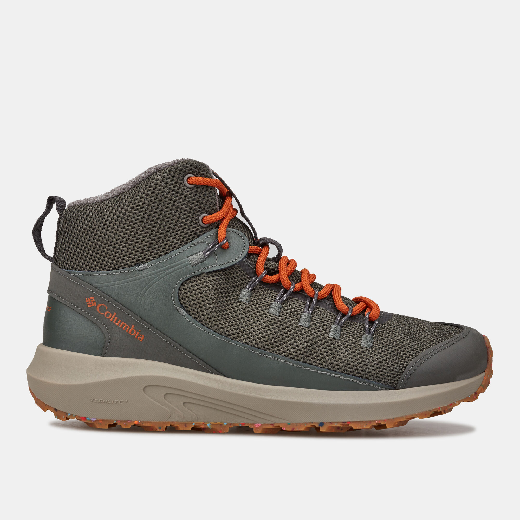 Men s Trailstorm Mid Waterproof Omni Heat Shoe Green Columbia in Kuwait SSS