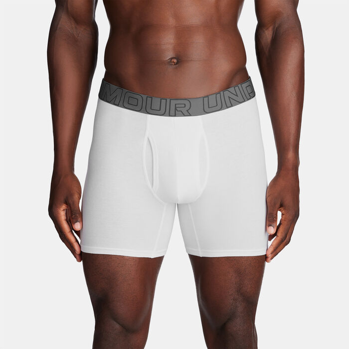 Under Armour Men's Performance Boxers (3 Pieces) White image number 0