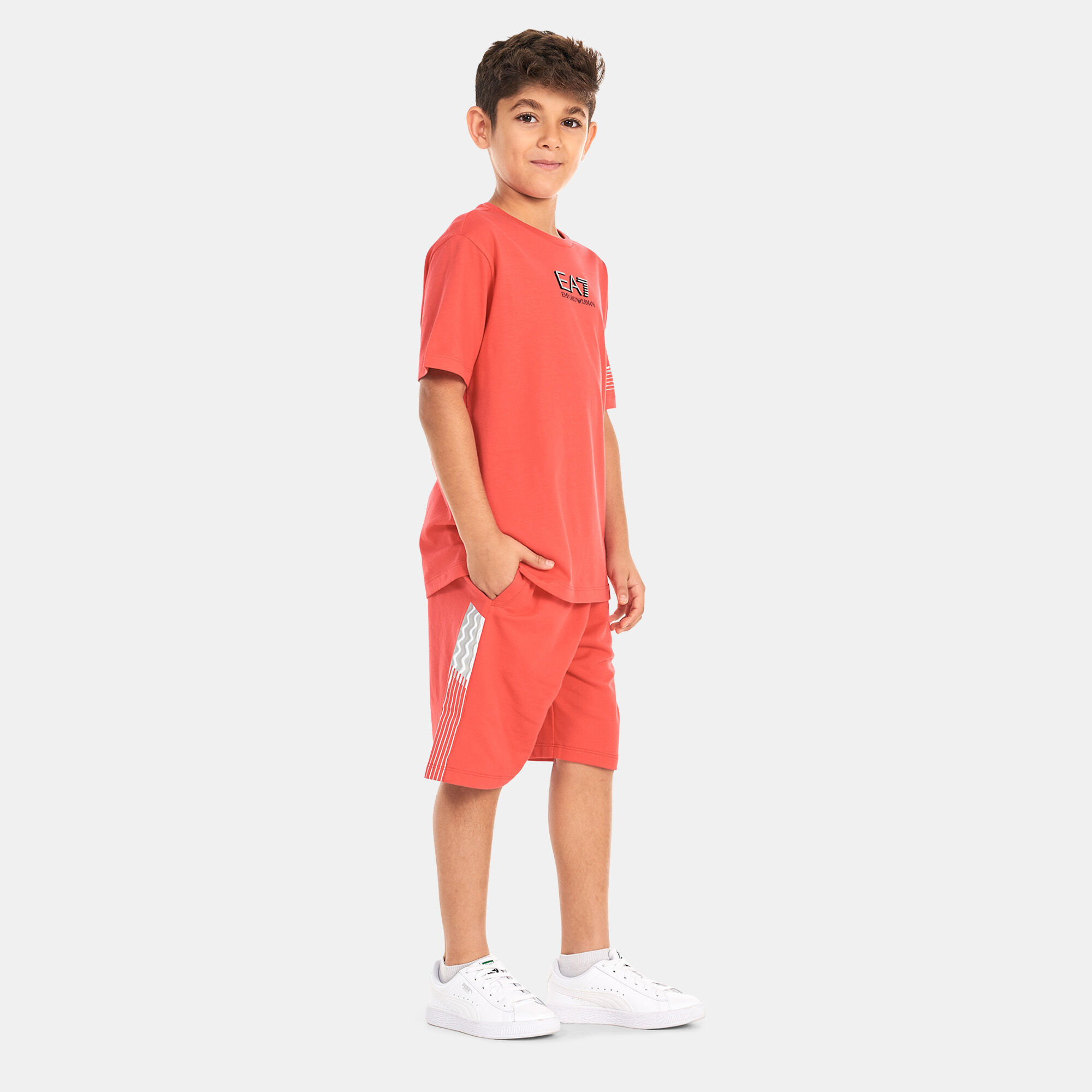 Boys ea7 shorts hotsell