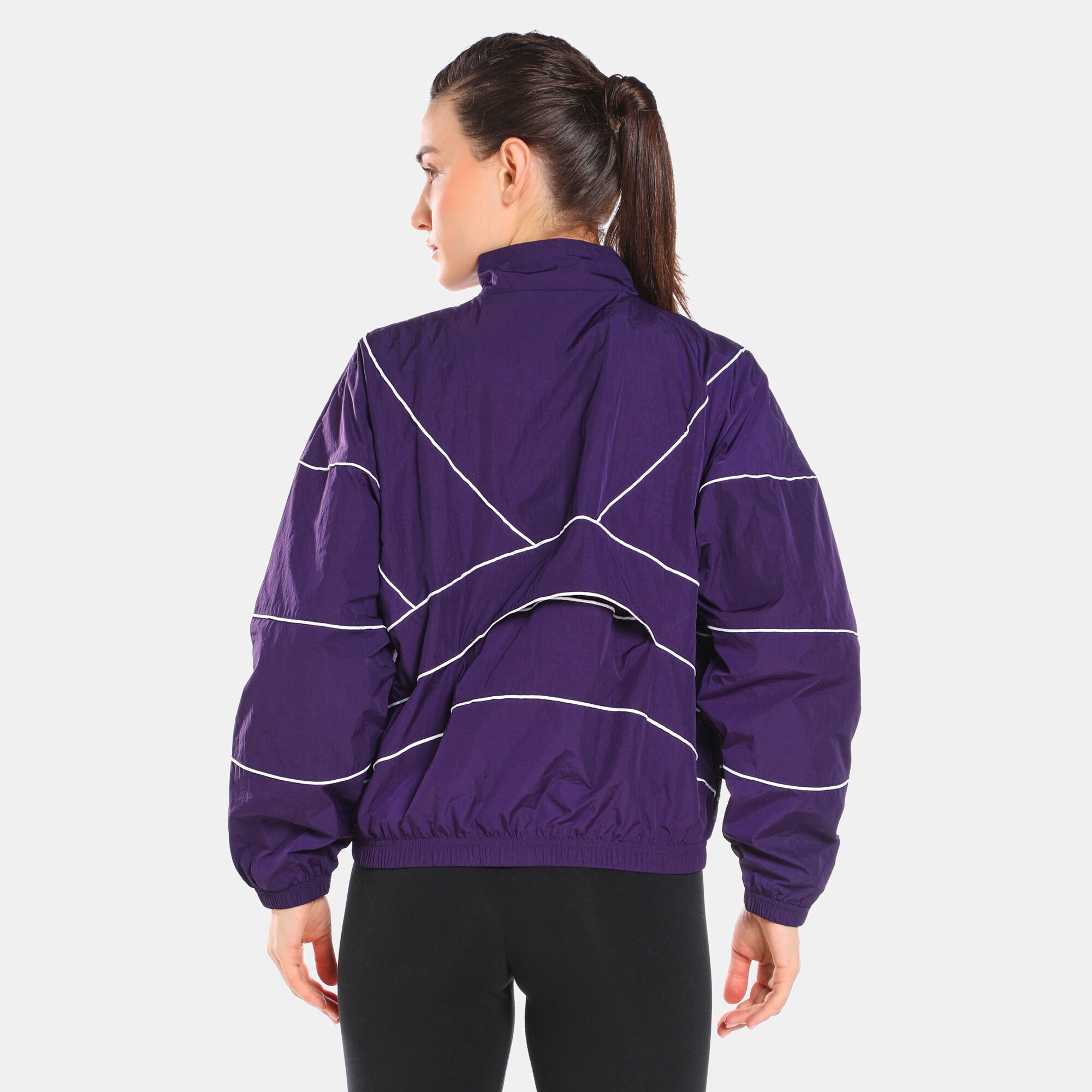 Nike windbreaker hot sale women purple