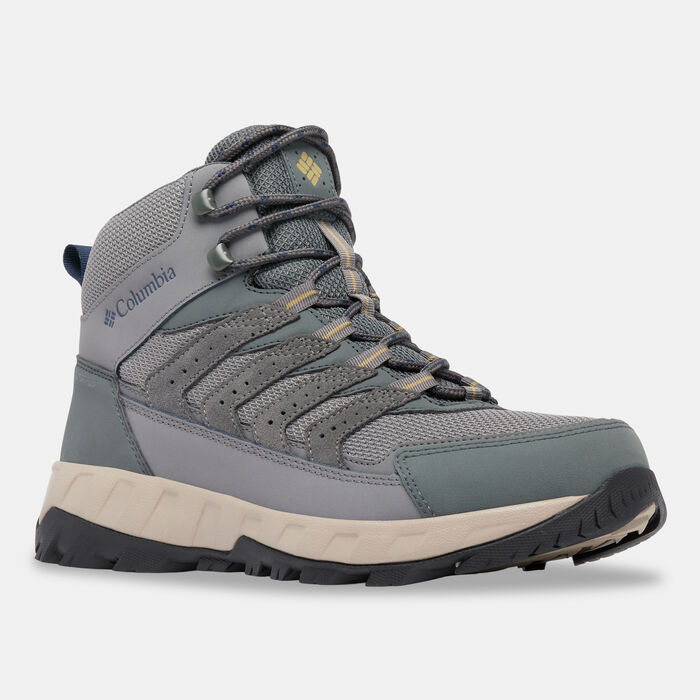 Columbia Men's Strata Trail Mid Waterproof Boots Grey image number 1