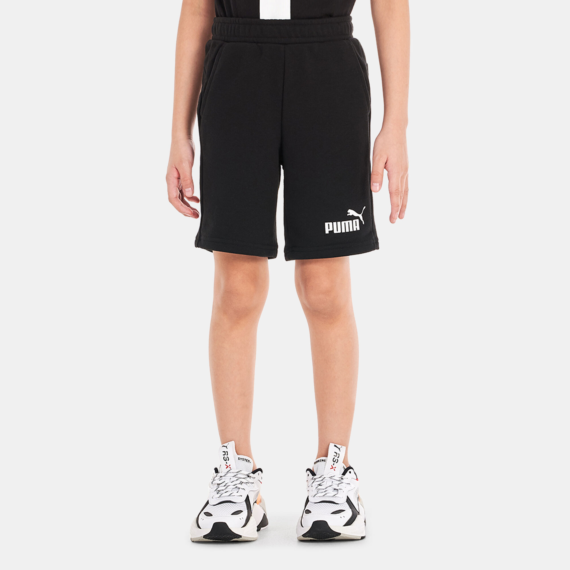 Kids Essential Sweat Shorts Black PUMA in Kuwait SSS