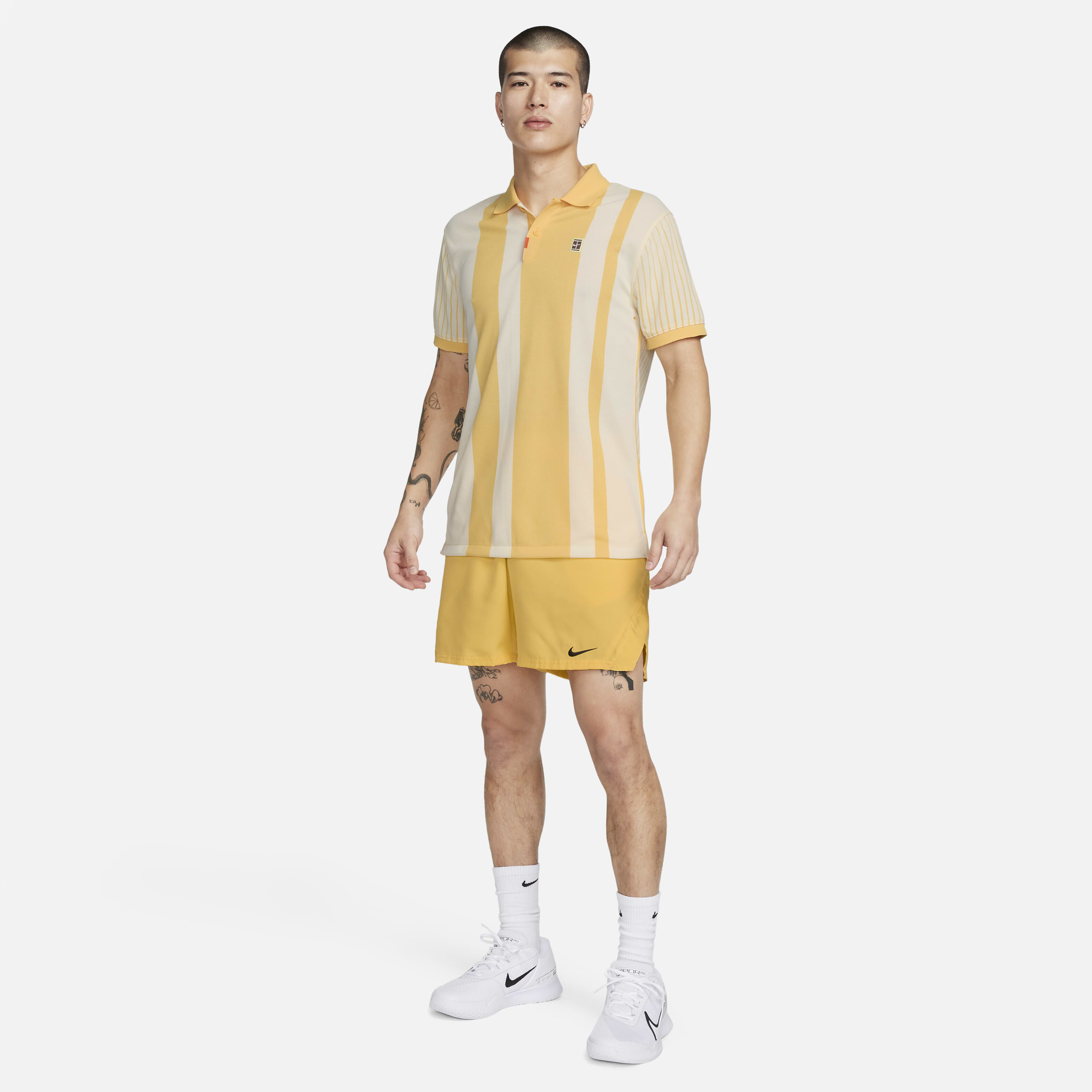 Yellow dri fit polo 2025